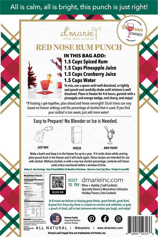 Red Nose Rum Punch Mix - Ready-To-Freeze Cocktail