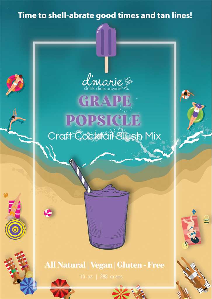 Grape Popsicle Cocktail - Ready-To-Freeze Cocktail