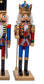 15" Red, Green & Blue Nutcrackers, 3 Assorted   Kurt Adler
