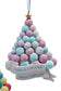 Multicolor Yarn Tree With Sayings Ornaments, 2 Assorted