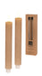 Golden Tan Oversized Led Taper Candles. (Set of 2)