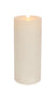 WHITE PILLAR LED CANDLE 4X9"