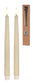 Ivory Led Taper Candles. (Set of 2)