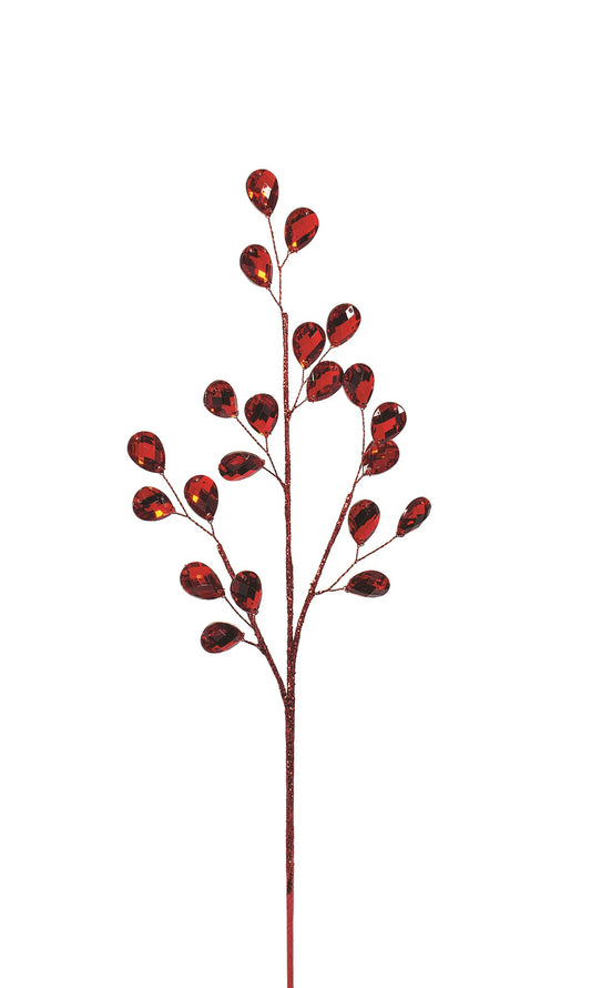 Red Gemstone Spray