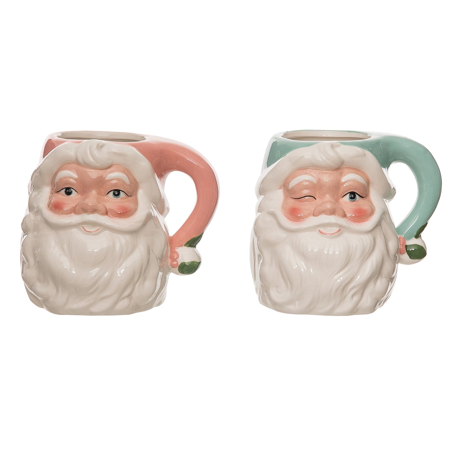 Vintage Santa Shaped Mug