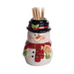 Dol Snowman Toothpick Holder
