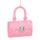 Pink Glitter Purse with Jewel