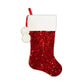 RED GLITTER STOCKING