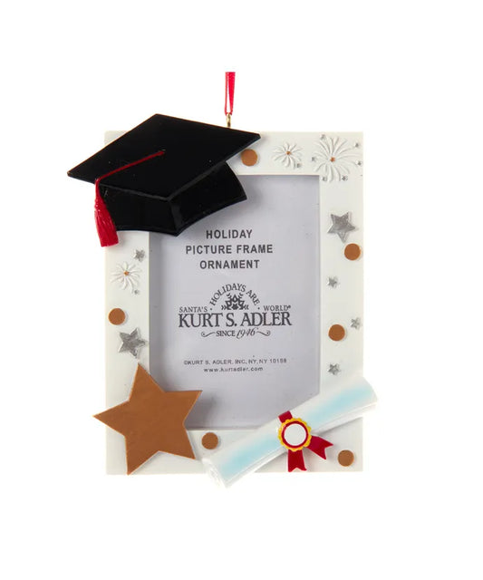 Graduation Picture Frame Ornament For Personalization