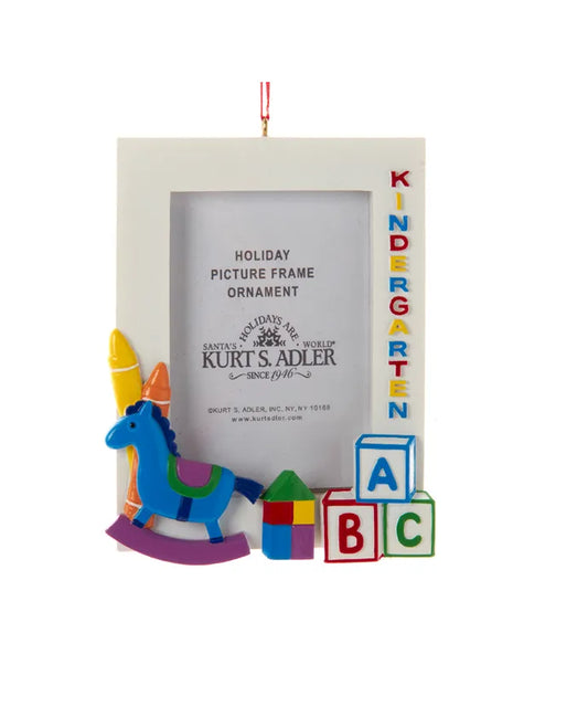 Kindergarten Picture Frame Ornament For Personalization