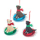 Labrador Retriever On Snow Tube Ornament
