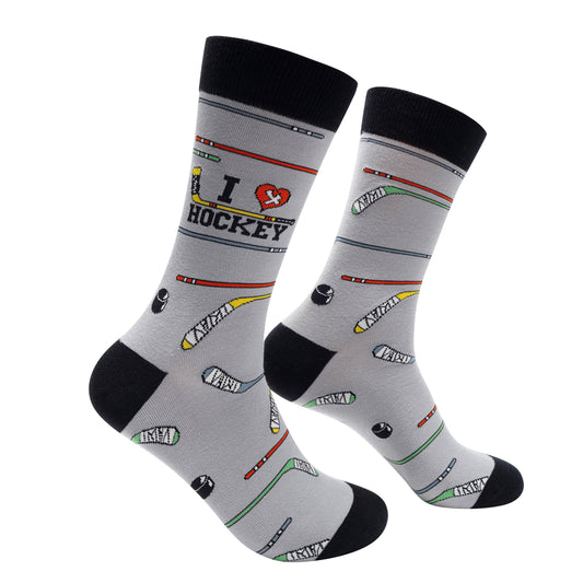 I Love Hockey Socks