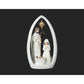 9" White Holy Family
