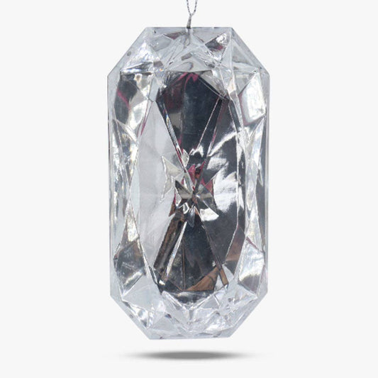 Gem Plastic Ornament Rectangle