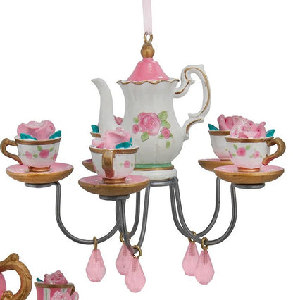 Tea Chandelier Ornaments, 2 Assorted