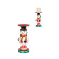 9in Vintage Snowman Candle Holder