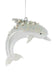Silver/White Dolphin Ornament