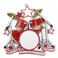 Drum Set Personalized Ornament