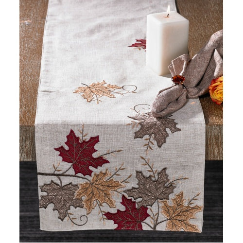Natural Leaf Table Runner