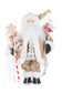 NEW-Cream Gingerbread Santa Figurine W/ Presents