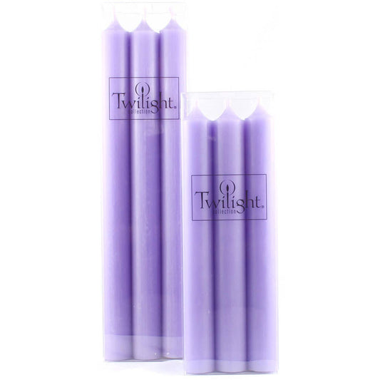 Lavender Dinner Candles | 6 Pack: ⅞” Dia x 10” H