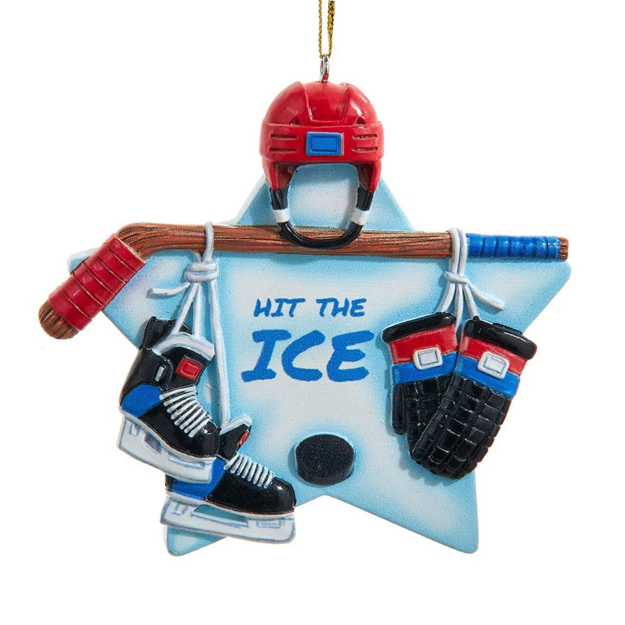 Hockey Star Ornament