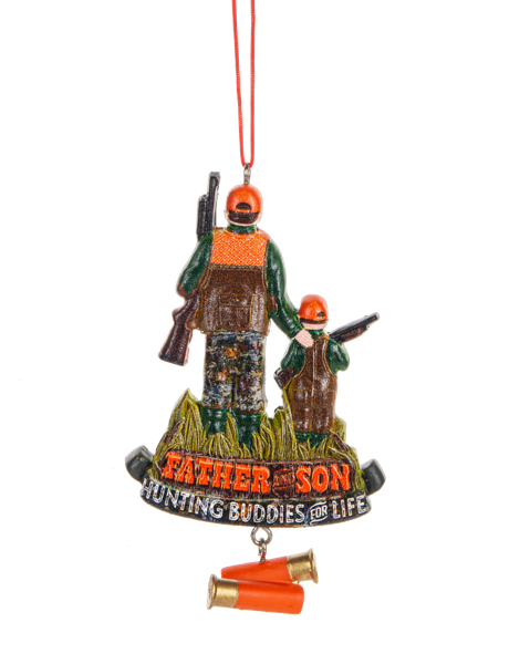 Father & Son Hunting Ornament - Hunting Buddies For Life