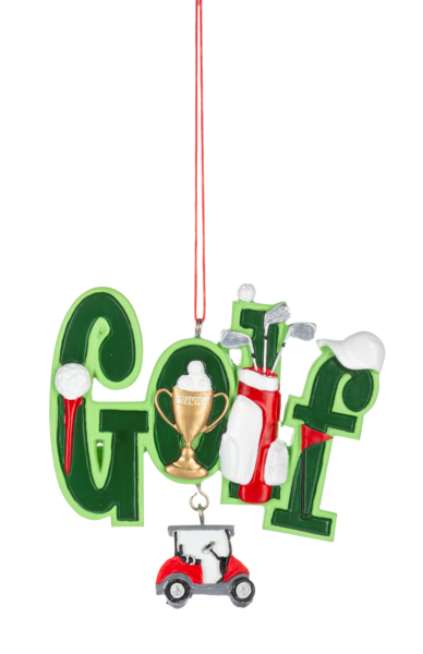 Golf Dangle Ornament