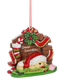 Santa Puppy Ornament - Dear Santa I Tried..