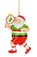 Santa Pickleball Ornament