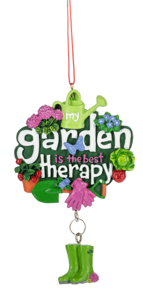 Garden Ornament - My Garden Is The Best Therapy