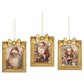 Framed Santa Ornament