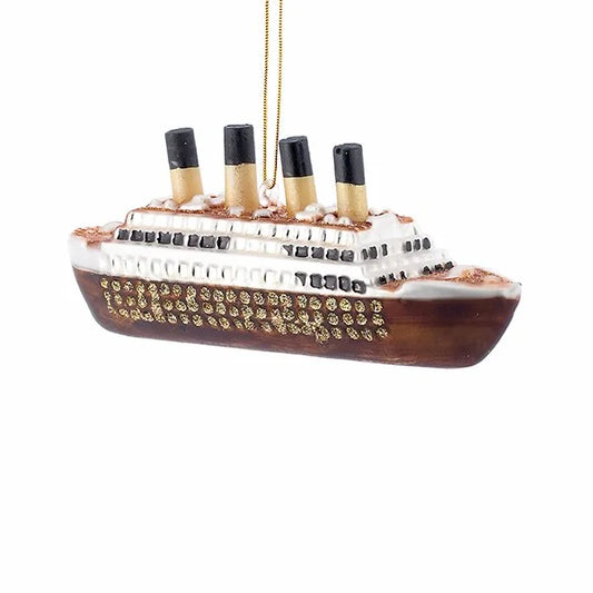 Noble Gems™ Titanic Glass Ornament