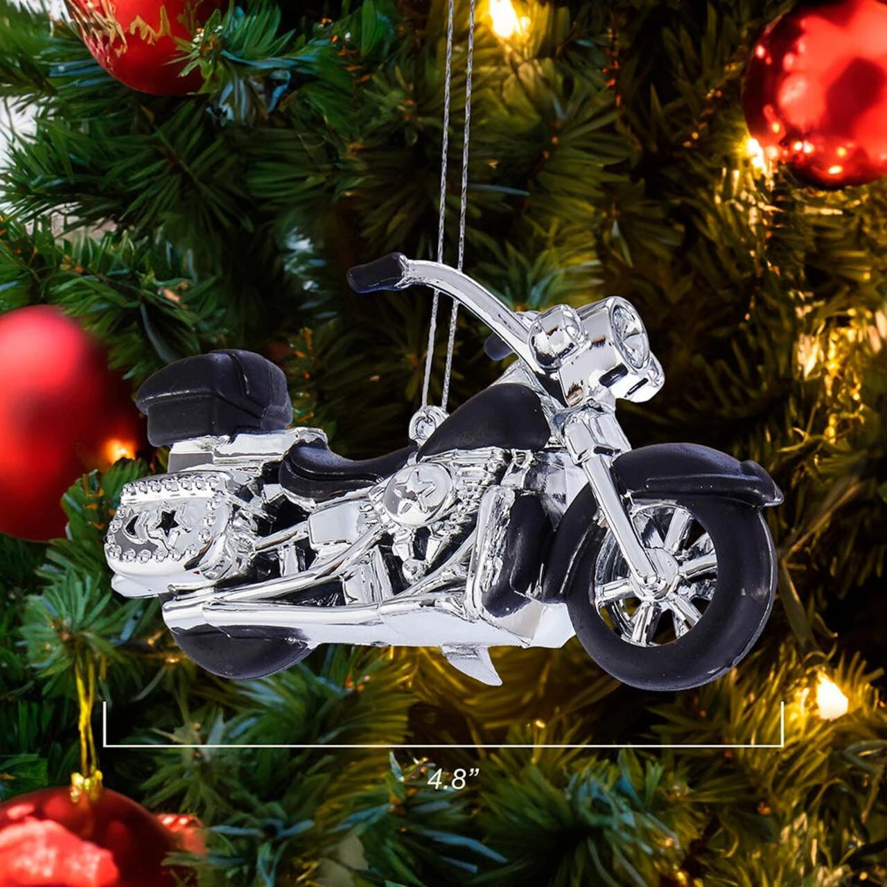 Motorcycle Ornament, 2 Assorted