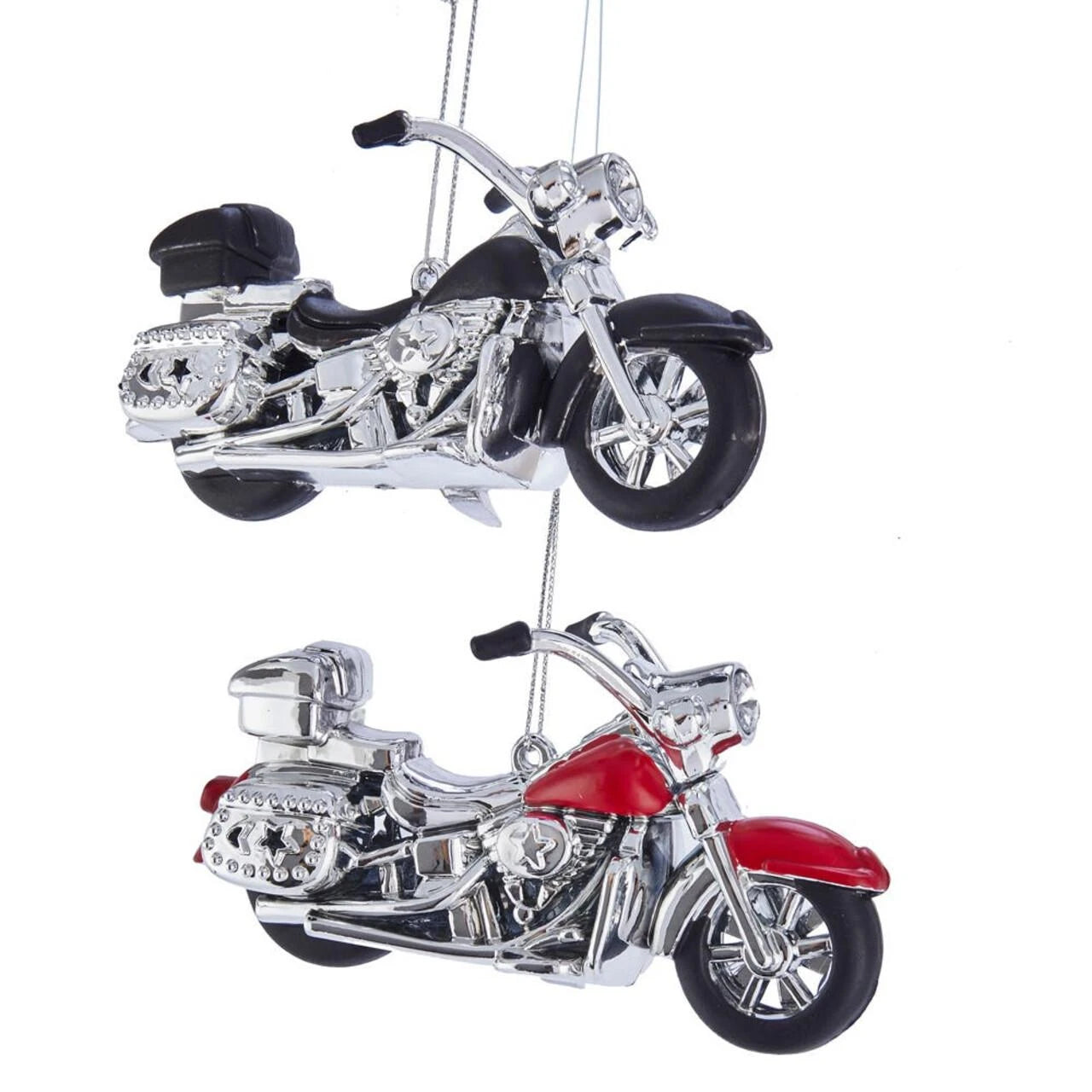 Motorcycle Ornament, 2 Assorted