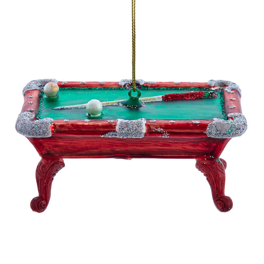 Glass Pool Table Ornament