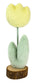 FABRIC TULIP ON STAND 12"