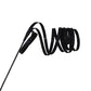 SPRAY CURL HANGING RIBBON BLACK 33.5" GLITTER