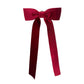 BOW CLASSIC VELVET BURGUNDY 15"X6.5" W/ CLIP