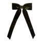 BOW CLASSIC VELVET GREEN 15"X6.5" W/ CLIP