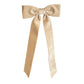 BOW CLASSIC VELVET BEIGE 15"X6.5" W/ CLIP