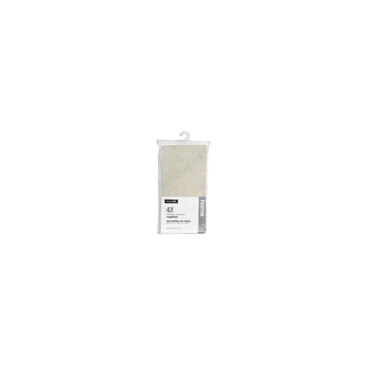 Holly Napkin Set of 4 Metallic