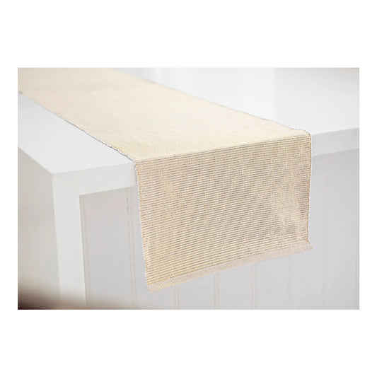 Metallic Rib Table Runner Metallic