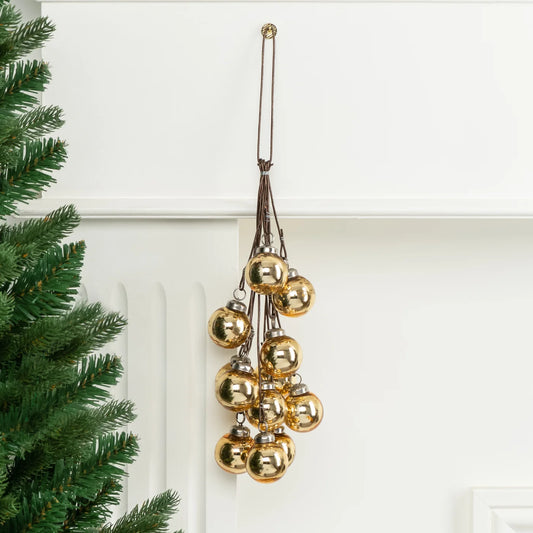 Lyric 12 Ornament, 1.25" Glass Ball Decor Cluster