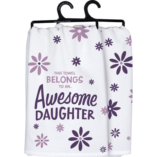 KITCHEN TOWEL - AWESOME DAUGHTER