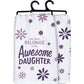 KITCHEN TOWEL - AWESOME DAUGHTER