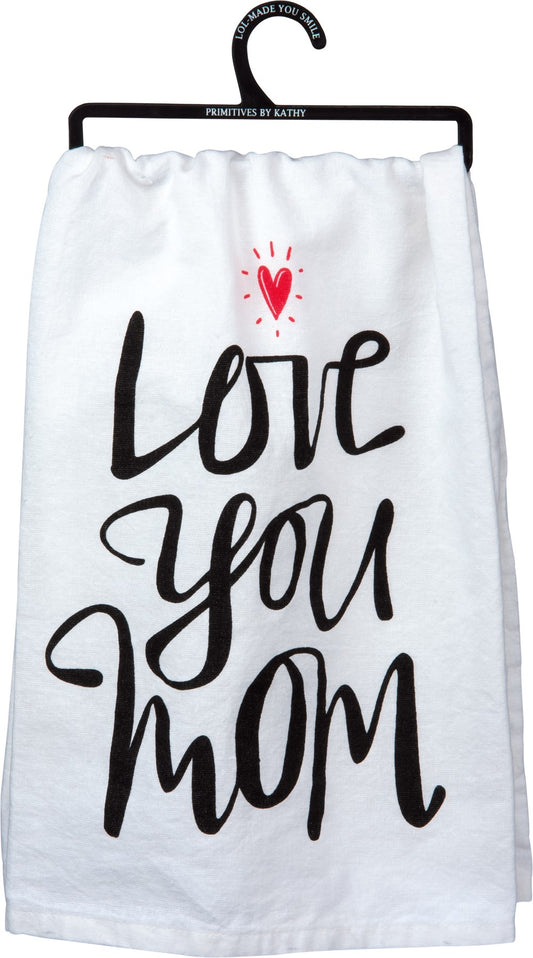 KITCHEN TOWEL - LOVE YOU MOM