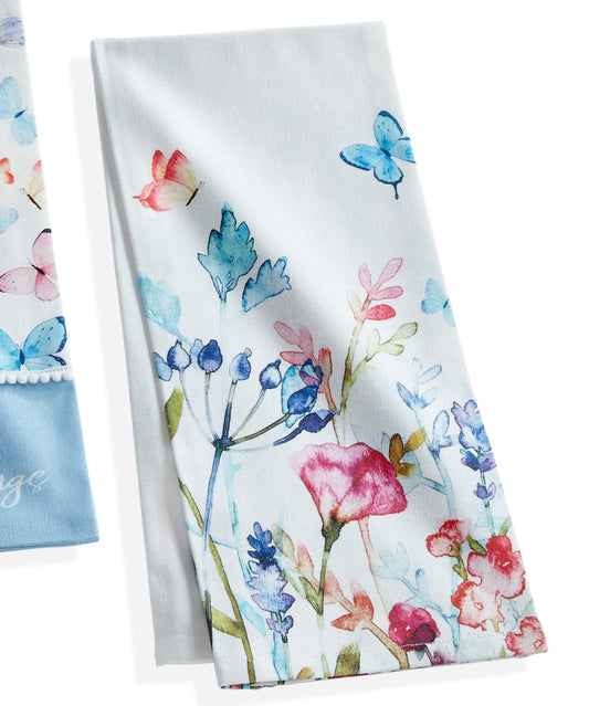 Easter Patterned Tea Towel