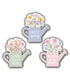 Floral Arrangement Watering Can Block w/Sentiment