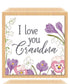 Mini Floral Desk Block w/Sentiment